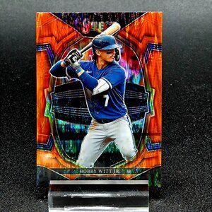 2023 Bobby Witt Jr. Select Prizms Orange Flash Concourse Level Kansas City Royal
